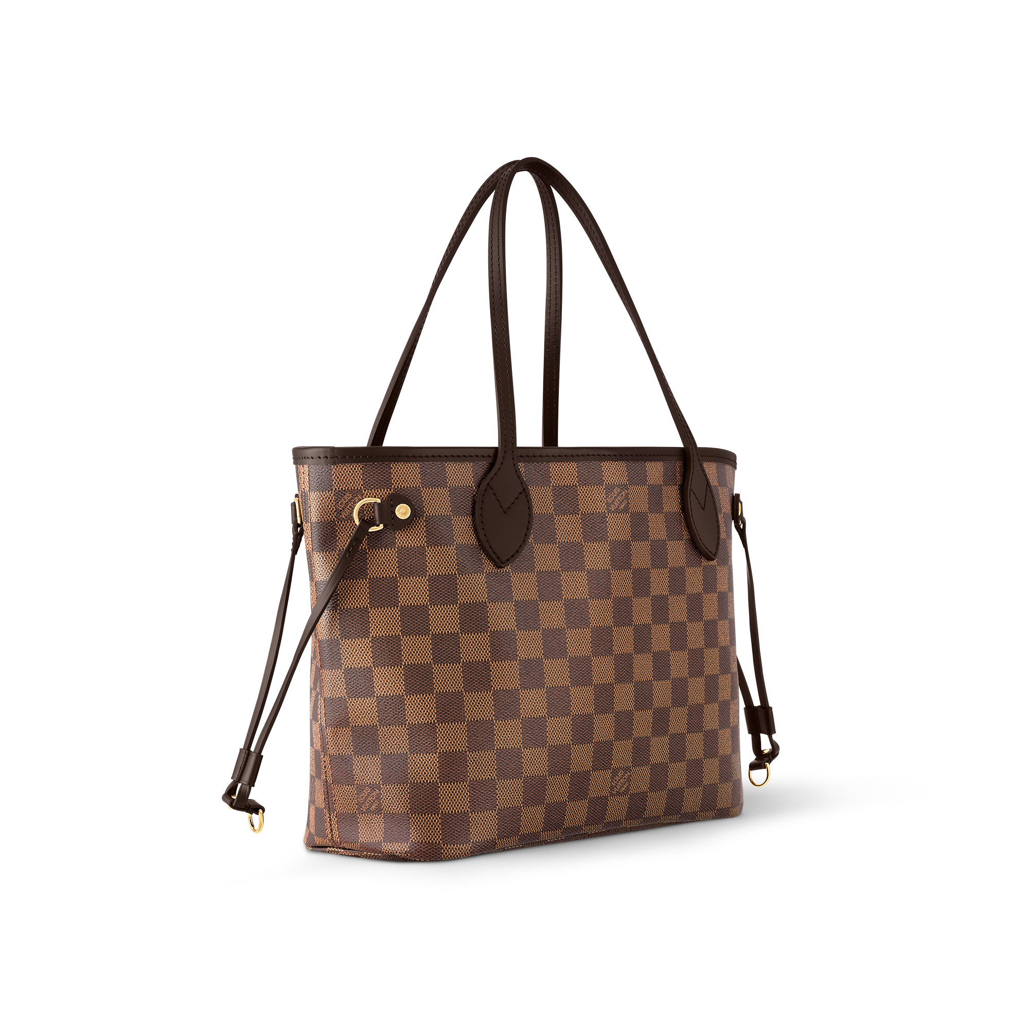 Neverfull PM Damier Petite Size Brown Tote | LOUIS VUITTON ®